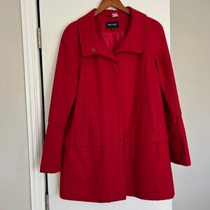 Nine West coat, red, size 10